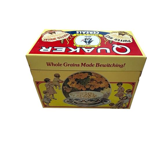 1983 Quaker Oats Limited Edition Recipe Tin & Sealed Recipe Cards - Picture 5 of 10